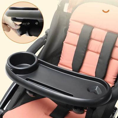 3 In 1 Stroller Cup Holder Antislip Universal Stroller Tray