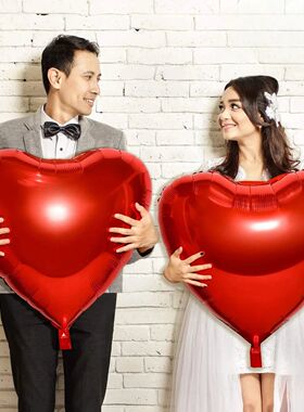 1/2pcs 36 inches Heart balloon heart shape air party balloon