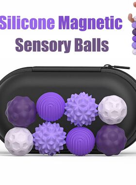 Silicone Magnetic Sensory Balls Fidget Toy Worry Balls Autis