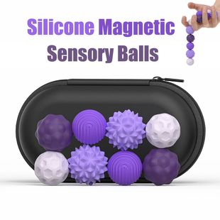 Silicone Magnetic Sensory Balls Fidget Toy Worry Balls Autis