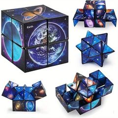 2 in 1 Star Sky Infinity Cube EDC Fidget Toy Creative Decomp
