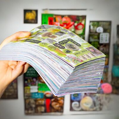 Mr. Paper 45 Sheets/book Creative Sticker Book Used of DIY P