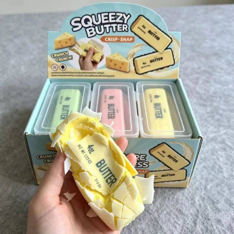 Hot-selling crispy yellow butter stick, slow rebound squishy
