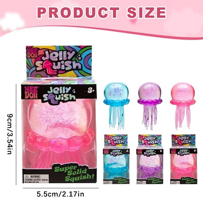 Needoh Jelly Squish Beach Water Jellyfish Octopus Simulation