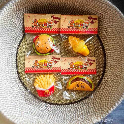 Simulation Food Hamburger French Fries Pinch Music Food Play
