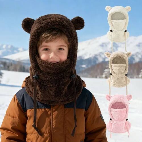 Integrated Cold-proof Hat and Scarf, Winter Cold-proof Ear-p