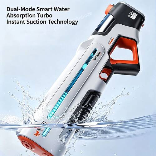 New Pulse Colorful Flashing Electric Continuous Water Gun To