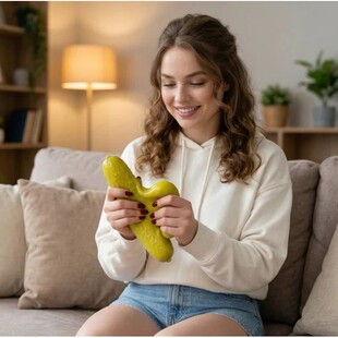 Giant Pickle Squishies, Squishies Pickled Cucumber, Fidget T