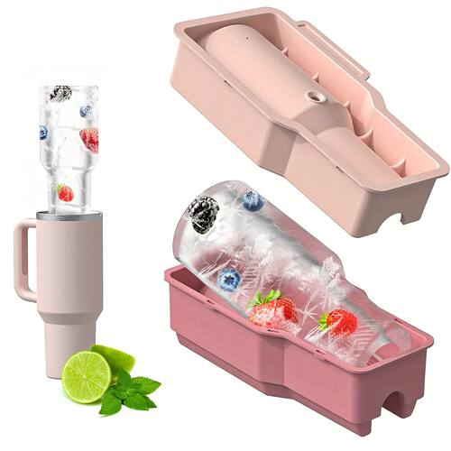 Silicone Ice Cube Tray For 40Oz Stanley Cups - Easy Release,