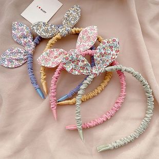Cloth Hairband Cute Lovely Printed Kids Flowers Small
