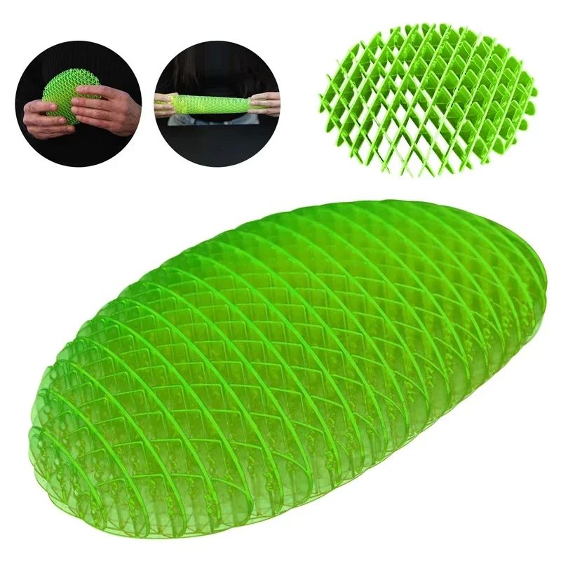 12cm Green Worm Big Fidget Toy Stress Relief Toys Morphing W
