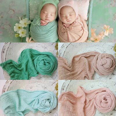 Newborn Photography Props Soft High Stretchable Cotton Seers
