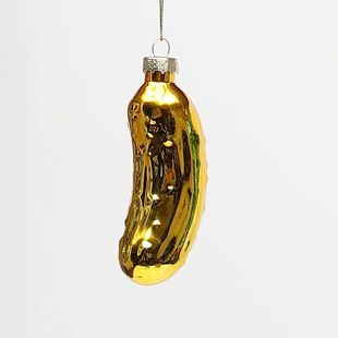 Christmas Pendant Tree Hanging Ornam Glass Ornament Cucumber