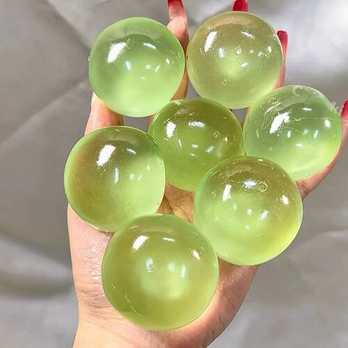 Sakura Pink Coconut Oil Squishy Ball Handmade Clear Maltose