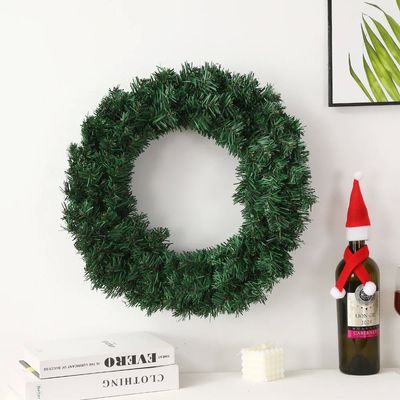 1Pcs 30/40cm New Green Christmas Decoration Wreath Encrypted