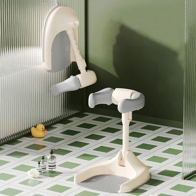 Kids Shower Rack With Non-Slip Base Standing Support Foldabl