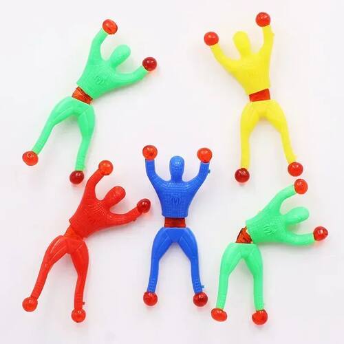 5-50 Pcs/set 9cm Sticky Toy Window Men With Sticky Hand Toys