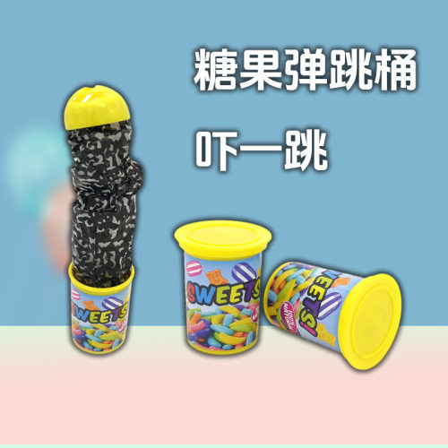 Trick Spoof Funny Toy Startled Candy Box Bullet Snake Barrel