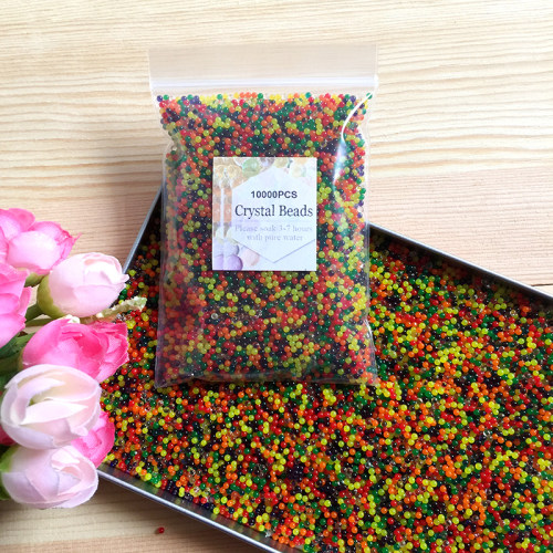 10000pcs/bag Crystal Soil Hydrogel Gel Orbiz Water Beads Flo