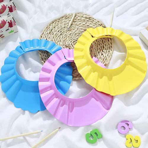 Baby Shower Cap Eye Ear Protection Waterproof Shampoo Hat Ba