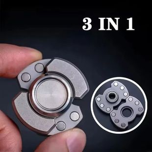 Metal Magnetic Slider Transform Hand Spinner Push Card Mini