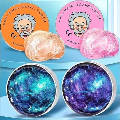 Stress Relief Toys Putty Crystal Vibrant Glass Mud Playdough