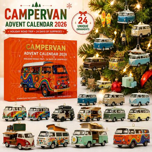 Camper Christmas Blind Box Christmas Countdown Calendar Blin