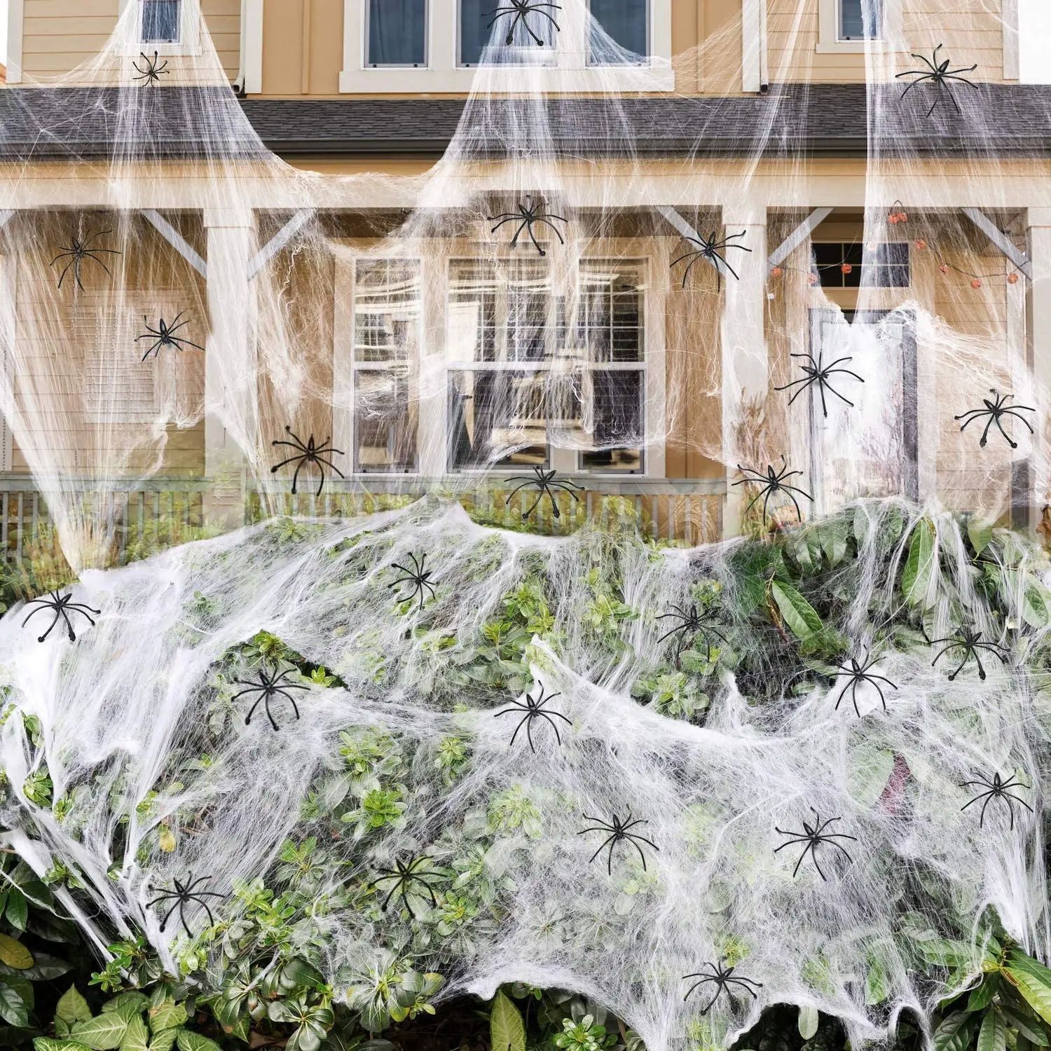 Artificial Spider Web Halloween Decoration Scary Party Scene