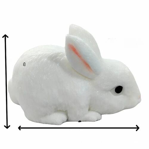 1PC White Rabbit Wet-Soft Resin Slow-Rebound Squishy Toy, So