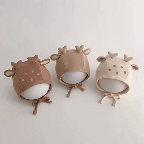 Cute Deer Baby Ear Protection Cap Pure Cotton Newborn Fetal