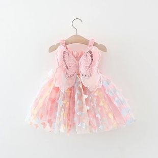 Baby Girl Party Princess Dress Summer Toddler 3d Fairy Butte