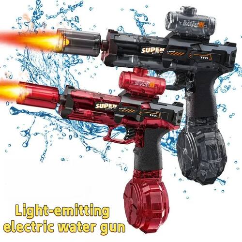 Led Light Emitting Electric Water Gun Toys Children Automati