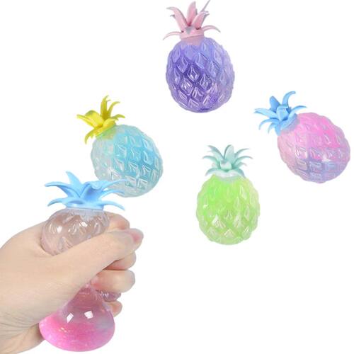 Squishy Pineapple Fruit Fidget Toy - Stress Relief Hand Anti