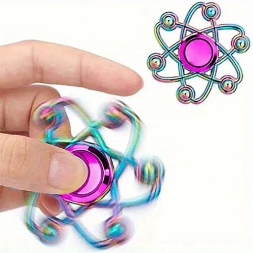 Premium Rainbow Fidget Spinner High-Speed Metal Spinner with