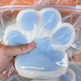Jumbo Soft Squishy Cat Paw Stress Relief Toy Slow Rising Fid