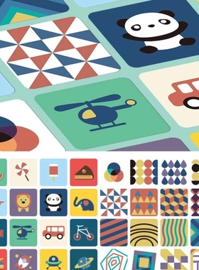 Baby Visual Stimulation Card Toys Black White Flash Cards Hi