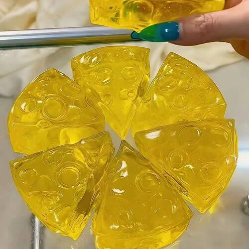 Stress Relief Toy Squishy Honey Cheese Transparent Squeeze T