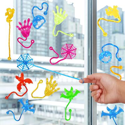 10Pcs Spider Web Elastic Sticky Stretchable Climbing Hand No