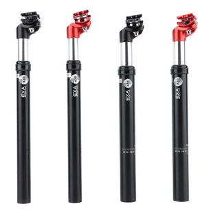 台湾EXA避震座管山地自行车可调减震坐杆350MM折叠代架车防震弹簧