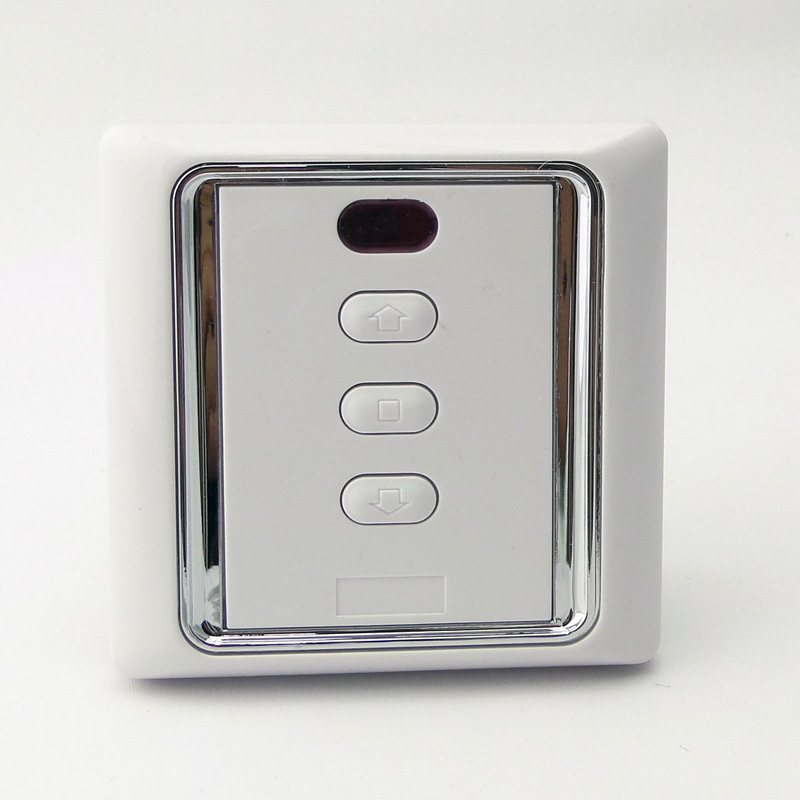 电动窗帘开关86型/220V转24V直流开关/直流24V电机正反转控制器