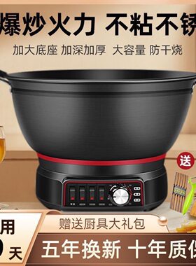 煮饭蒸菜一体锅上班族电炒锅