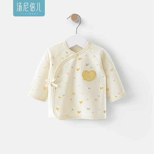 汤尼倍儿新生儿纯棉系带半背衣服