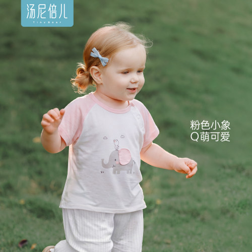 汤尼倍儿婴幼儿短袖卡通T恤纯棉