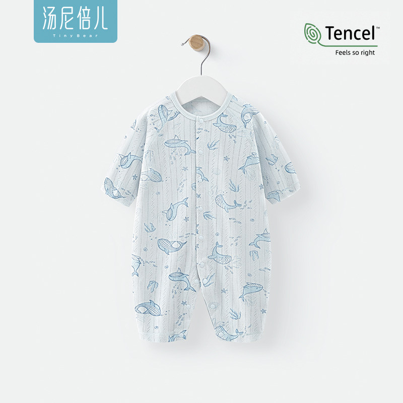 汤尼倍儿婴儿莫代尔长袖连体衣服图片