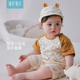 男宝宝衣服纯棉外出休闲哈衣爬服 薄款 汤尼倍儿婴儿短袖 连体衣夏季