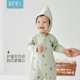 汤尼倍儿婴儿夹棉连体衣秋冬季 保暖衣服打底衣新生宝宝外出哈衣