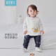 汤尼倍儿婴儿夹棉马甲春秋季 保暖背心男女宝宝外穿护肚小马夹坎肩