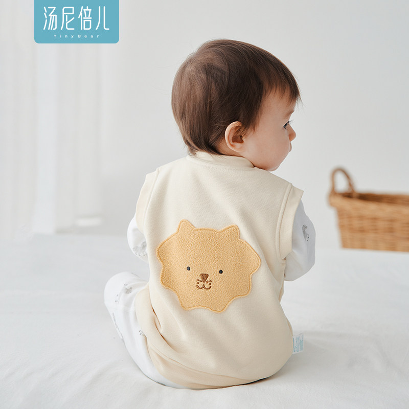 汤尼倍儿婴儿马夹春秋季男女宝宝外出保暖坎肩背心小月龄可爱马甲
