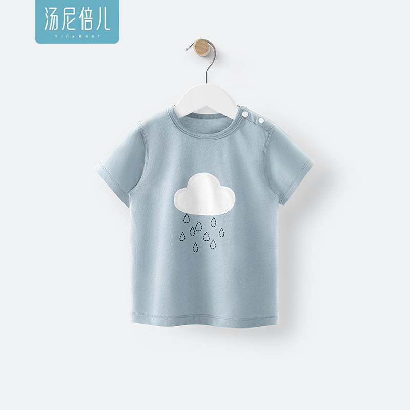 汤尼倍儿婴儿纯棉短袖T恤夏季薄