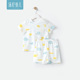 短裤 短袖 两件套透气家居服男女宝宝分体衣服 夏季 汤尼倍儿婴儿套装